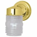 Home Impressions Polished Brass Incandescent Type A Outdoor Wall Light Fixture IOL20PB